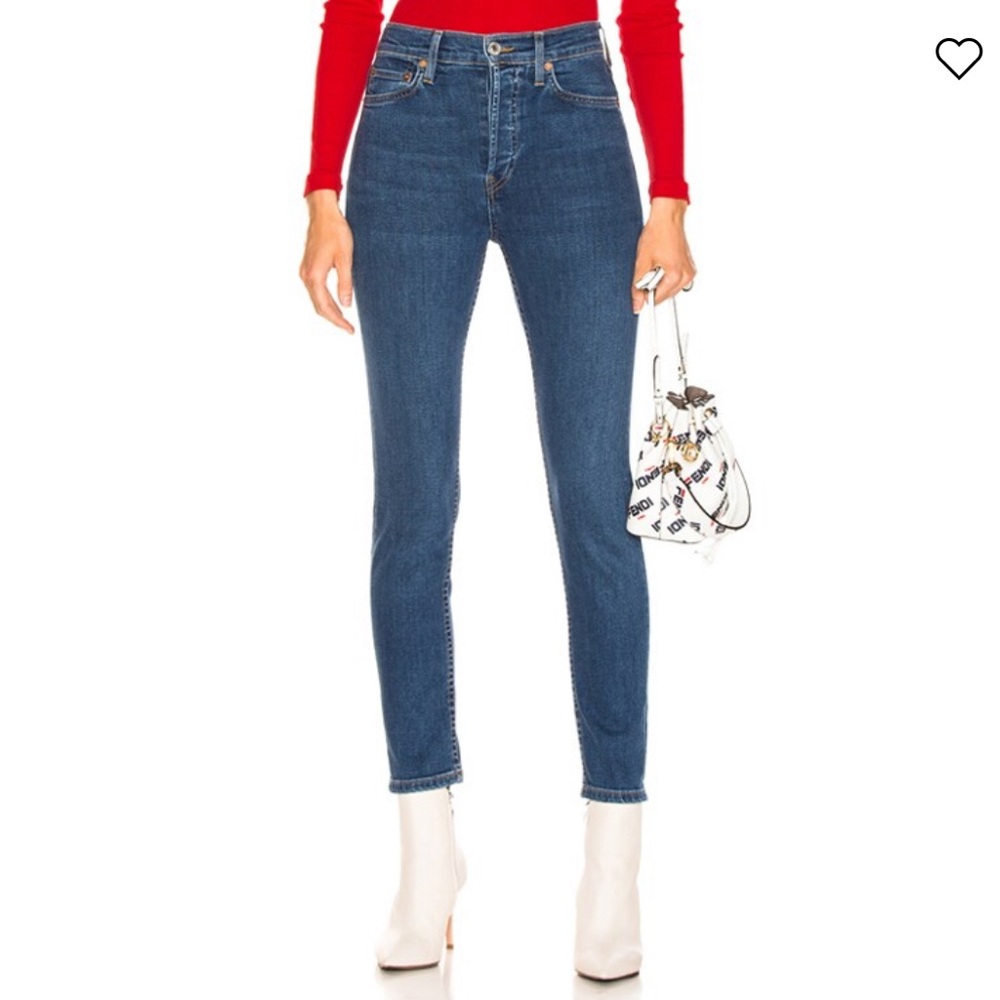 REDONE High Rise Ankle jeans